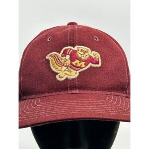 Vtg U of M Minnesota Golden Gophers Embroidered On Wool YA Snap Back Hat 1960s‎